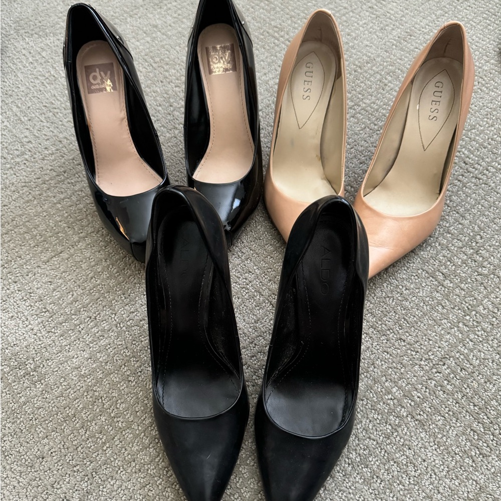 Lot of (3) Women’s Stilettos - DV, Guess, Aldo